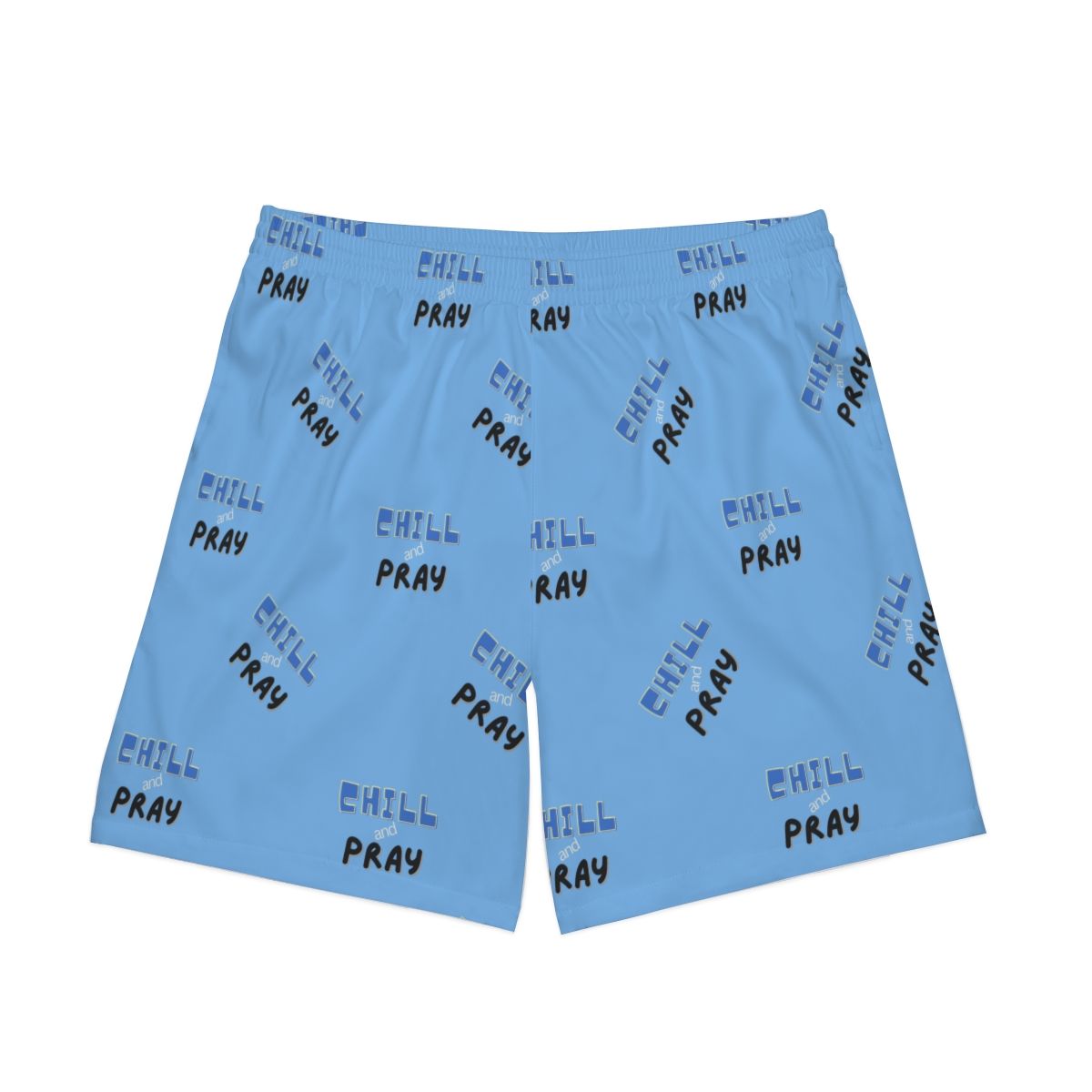 Men&#39;s Elastic Beach Shorts (AOP), Sizes: L, Seam colors: Seam thread color automatically matched to design
