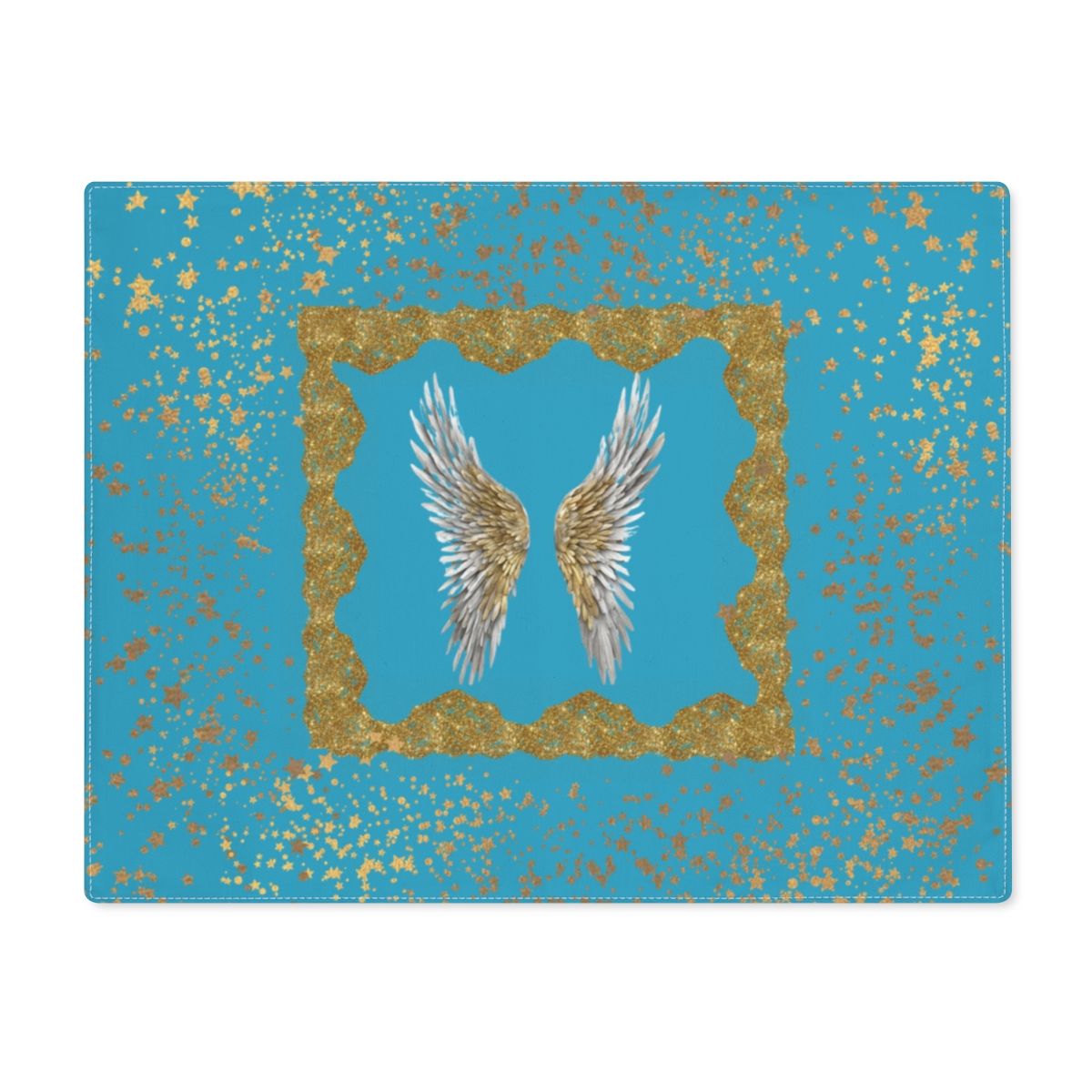 Golden Angel Placemat (Turquoise)