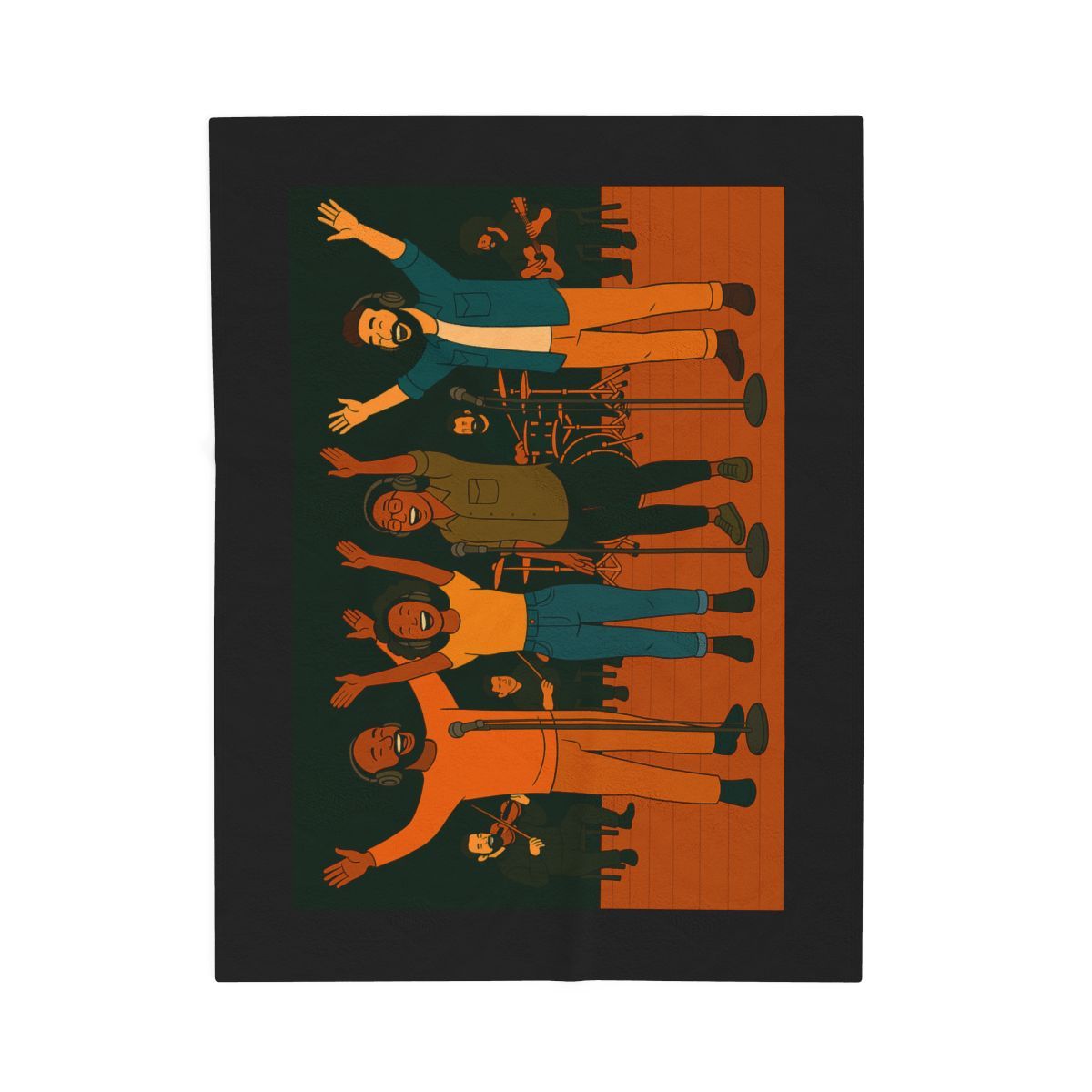 I Will Sing Velveteen Plush Blanket, Size: 30" × 40"