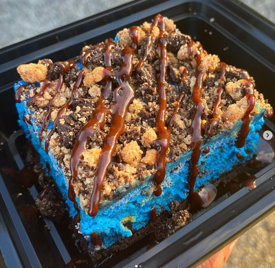Cookie Monster Cheesecake