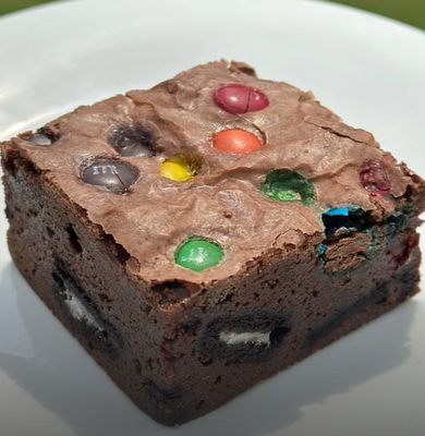 M&amp;M Oreo Brownie