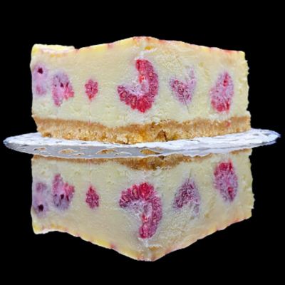 Raspberry White Chocolate Cheesecake
