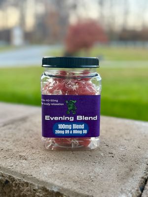Strawberry Indica Evening Taffy - 35 Count Jar