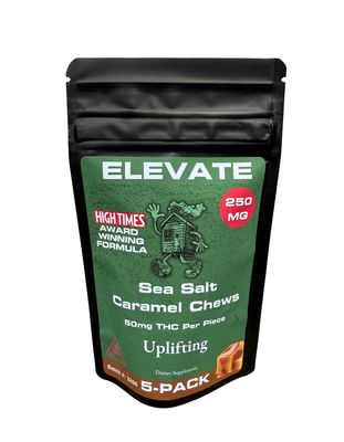 ELEVATE - 50mg each - Sea Salt Caramel (5-Pack)