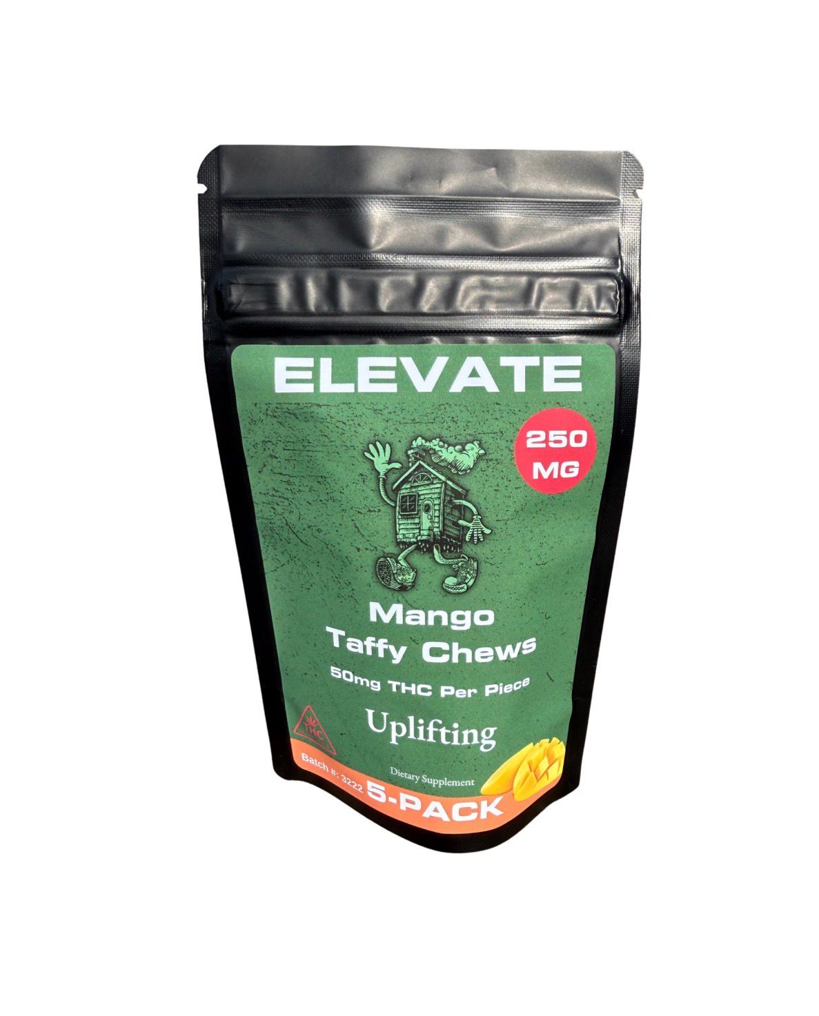 ELEVATE - 50mg each - Mango Taffy (5-Pack)