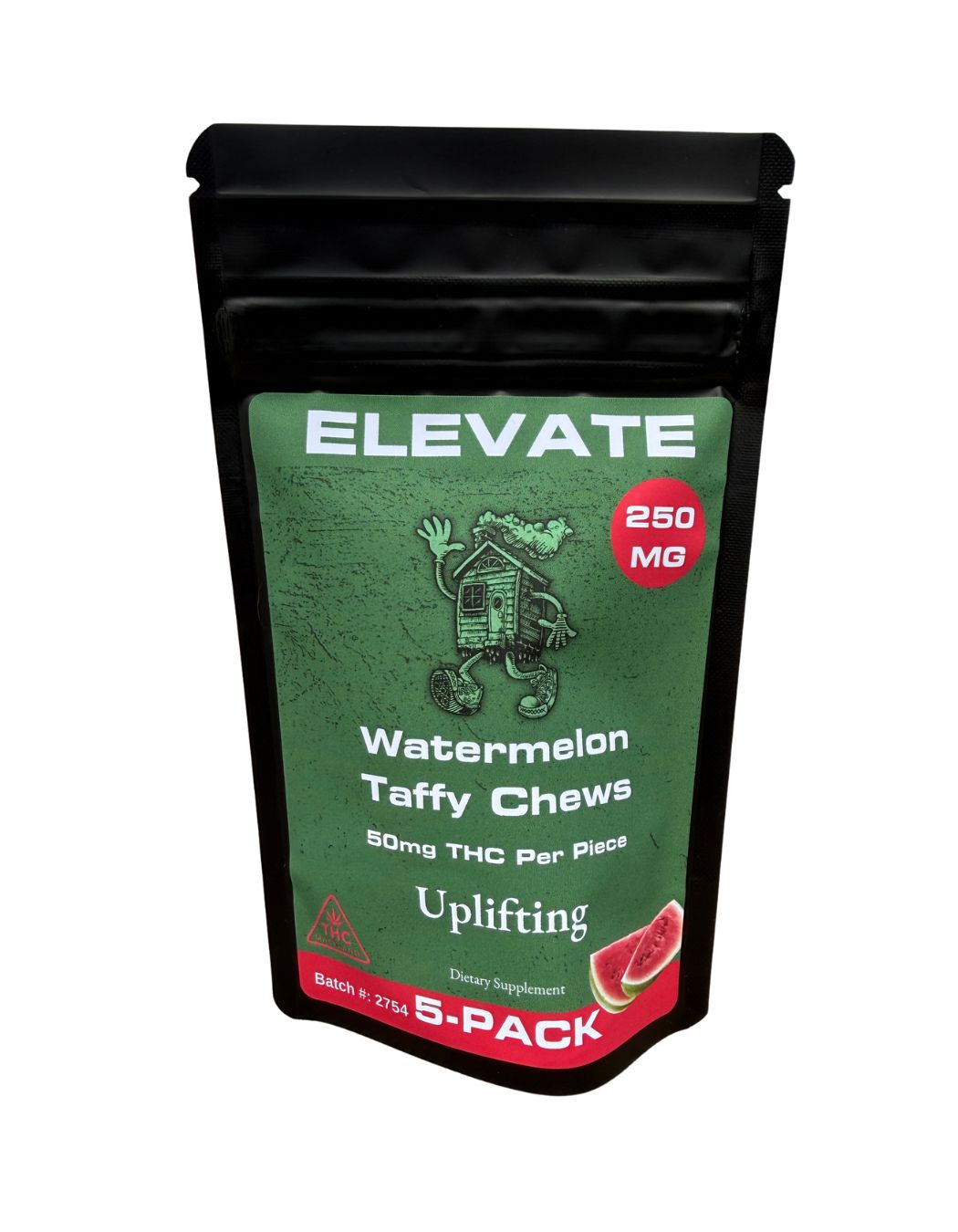 ELEVATE - 50mg each - Watermelon Taffy (5-Pack)