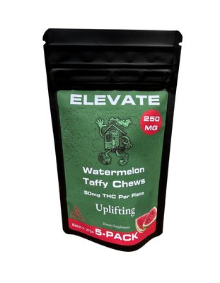 ELEVATE - 50mg each - Watermelon Taffy (5-Pack)