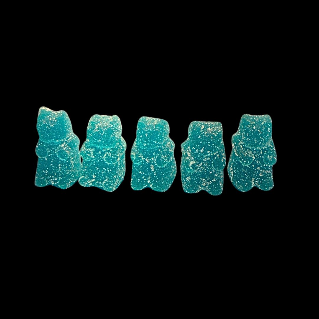Blue Razz Sour Bears - 5 Pack