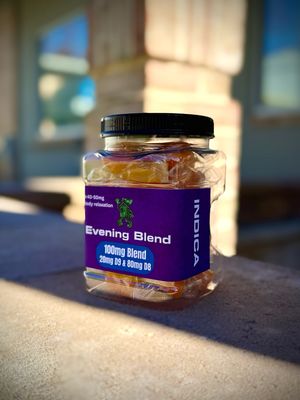 100mg Evening Blend - Mango Taffy (35 Count Jar)
