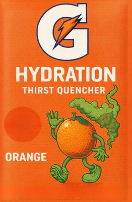 ORANGE Gatorade Drink Mix - 4 Pack