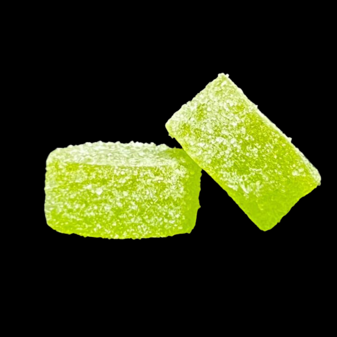 100mg Sour Green Apple Gumdrops - 1 Pack