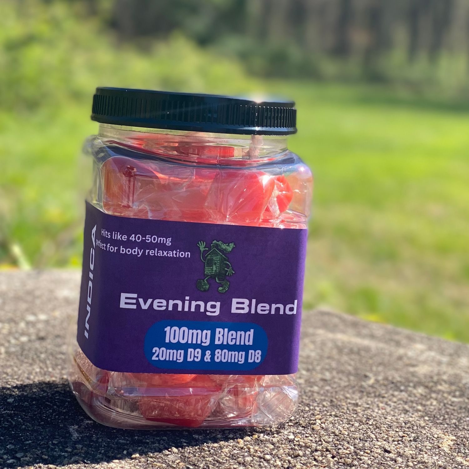 100mg Evening Blend - Watermelon Taffy (35 Count Jar)