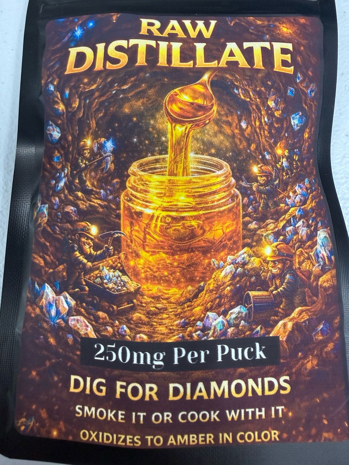 250mg THC Distillate - Cook Or Smoke It