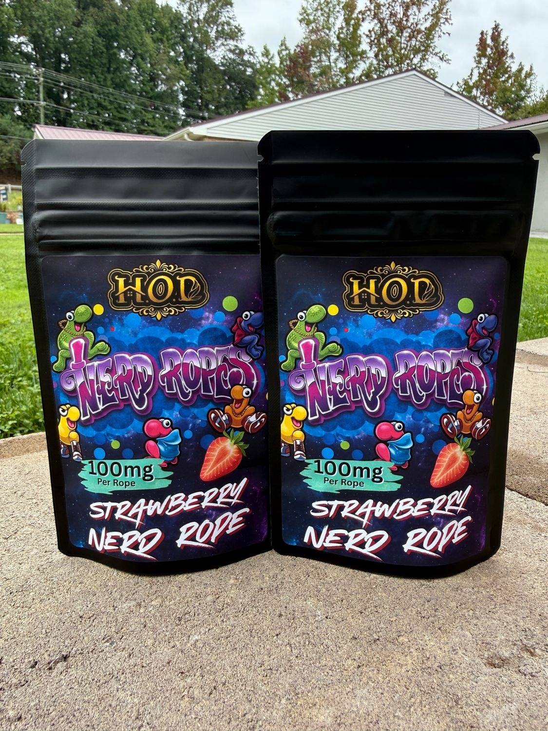 HEAVY HITTER - 100mg - Strawberry Nerd Rope
