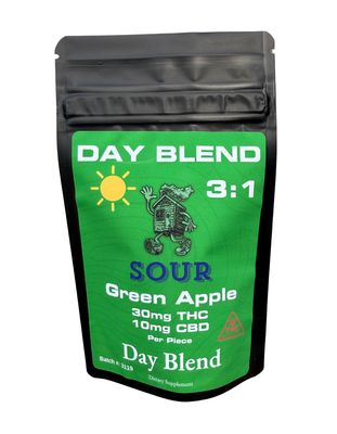 DAY BLEND- Sour Green Apple Gumdrops (5-Pack)