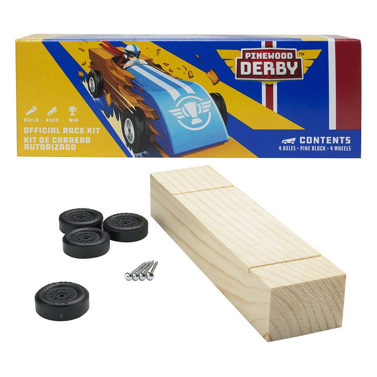 Official Pinewood Derby Car Kit