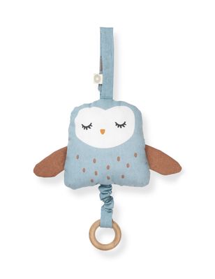 FRANCK &amp; FISCHER Muziekdoosje Ugla Uil blauw