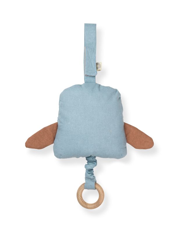 FRANCK &amp; FISCHER Muziekdoosje Ugla Uil blauw