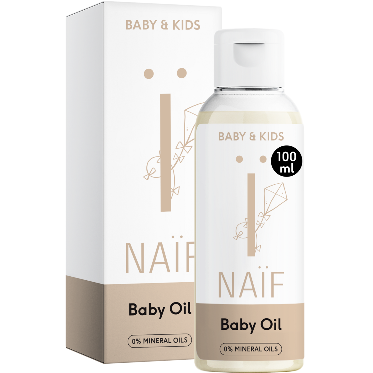 Naïf Verzachtende Babyolie 100ml