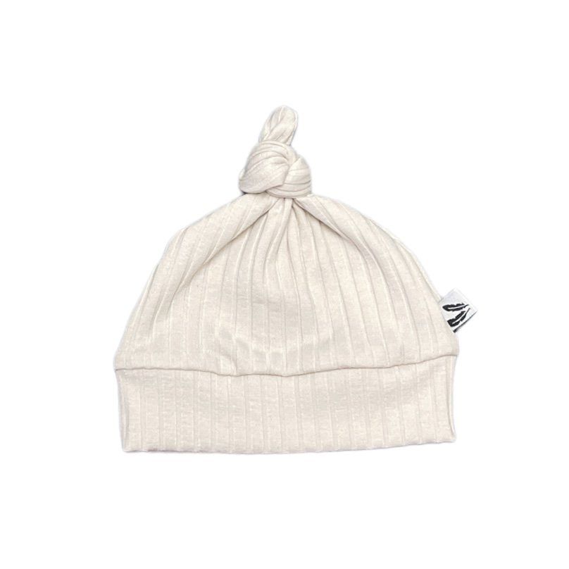 Feathers  Knoopmutsje - Natural beige