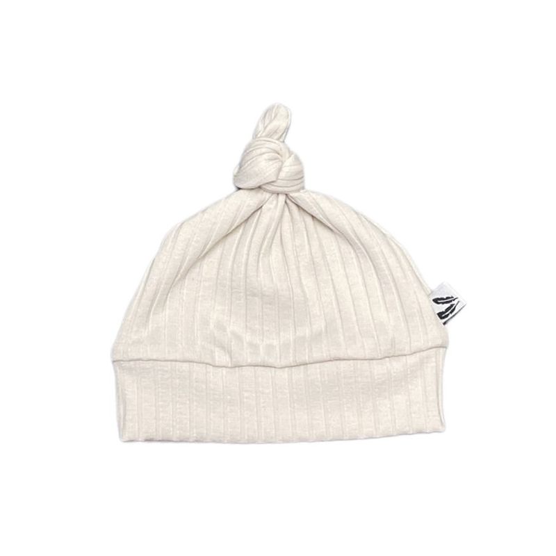 Feathers  Knoopmutsje - Natural beige