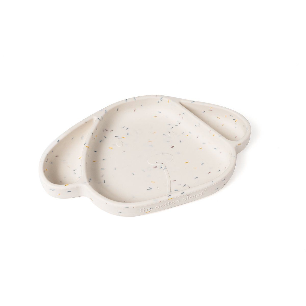 The Cotton Cloud Siliconen bordje - Milo Confetti