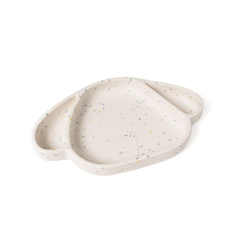 The Cotton Cloud Siliconen bordje - Milo Confetti