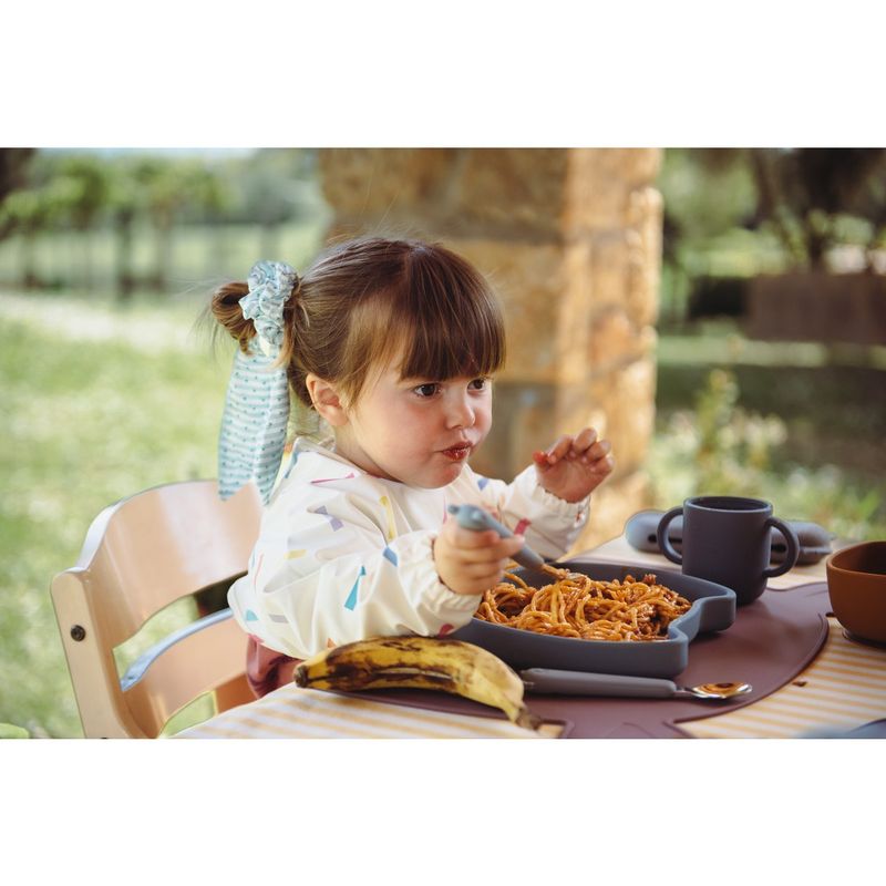 The Cotton Cloud Lepelset Lili de beer - Cinnamon &amp; Mustard