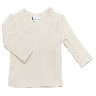Feathers Overslagshirtje - Beige