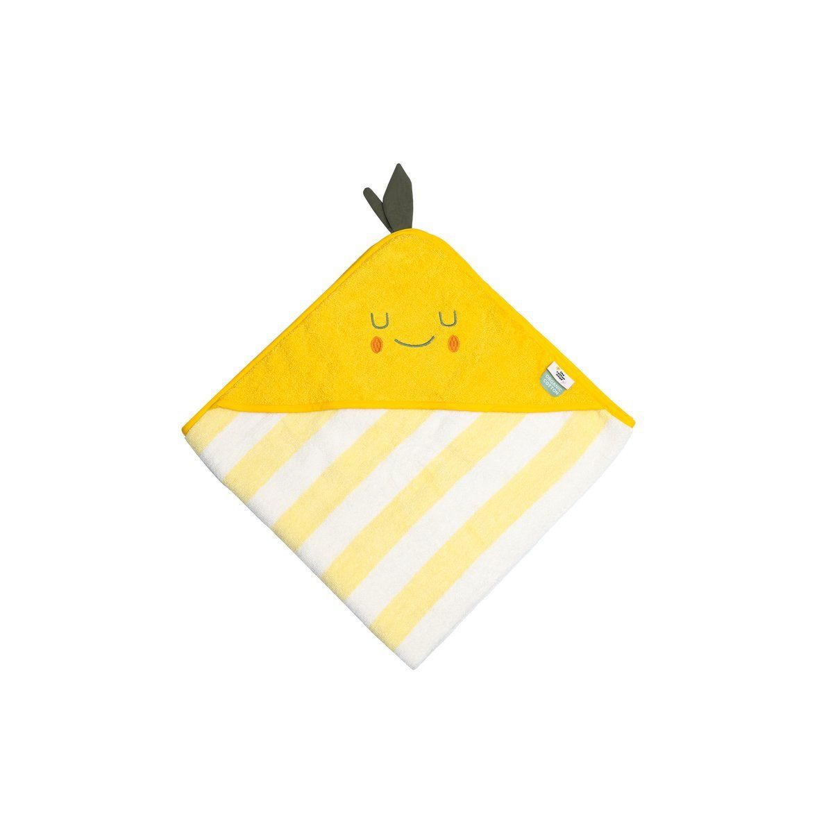 The Cotton Cloud Badstof babyhanddoek met capuchon - Lola Lemon