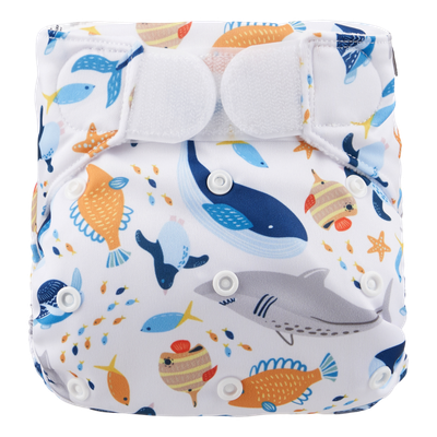 HappyBear Zwemluier - Klittenband - Sea Animals