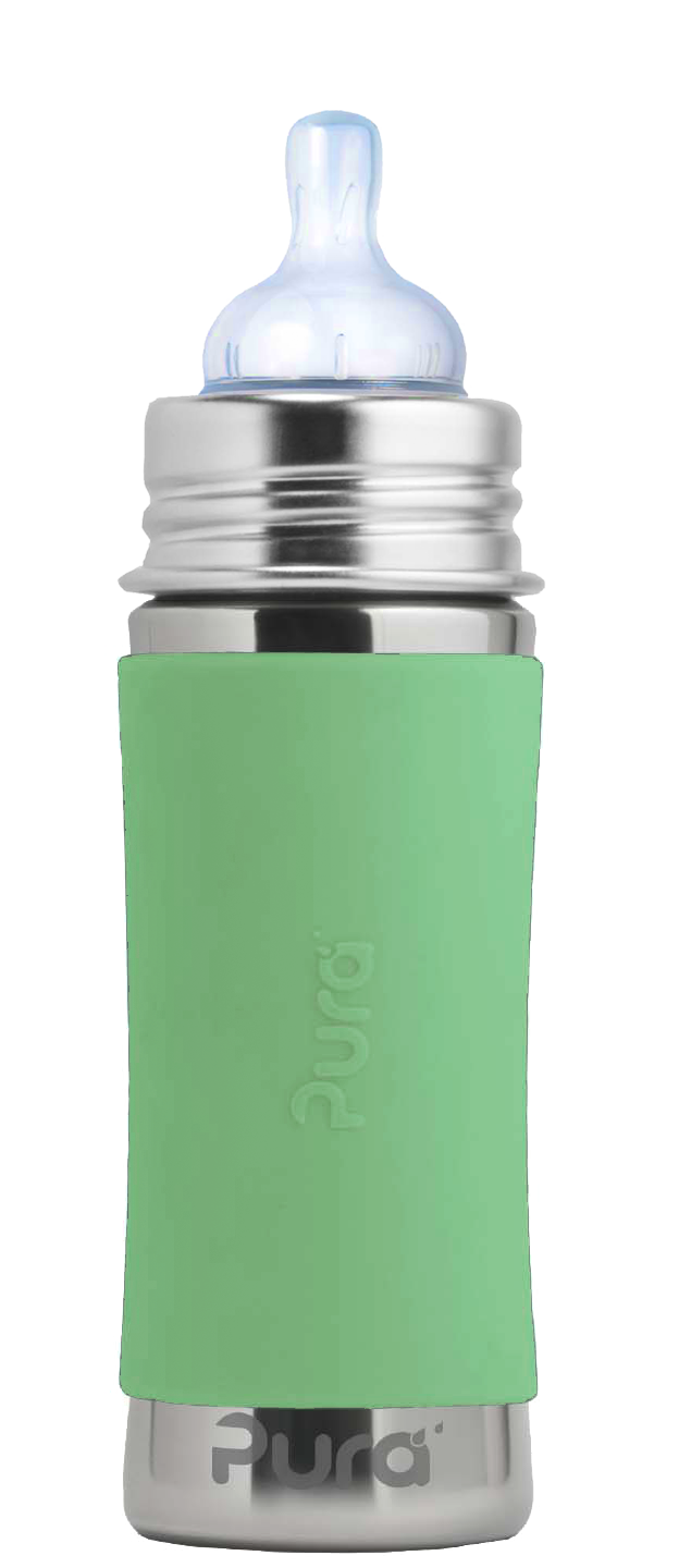 Pura speenfles 325 ml + moss sleeve