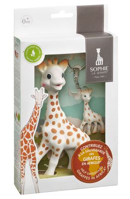 Sophie de giraf + sleutelhanger Save the Giraffes set
