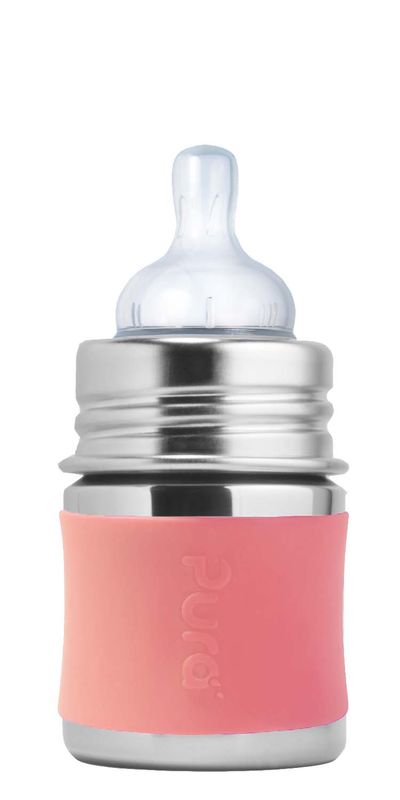 Pura speenfles 150 ml + rose sleeve