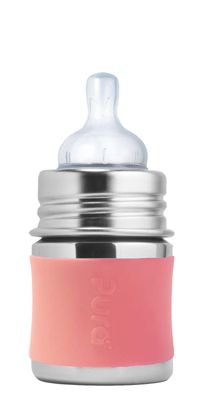 Pura speenfles 150 ml + rose sleeve