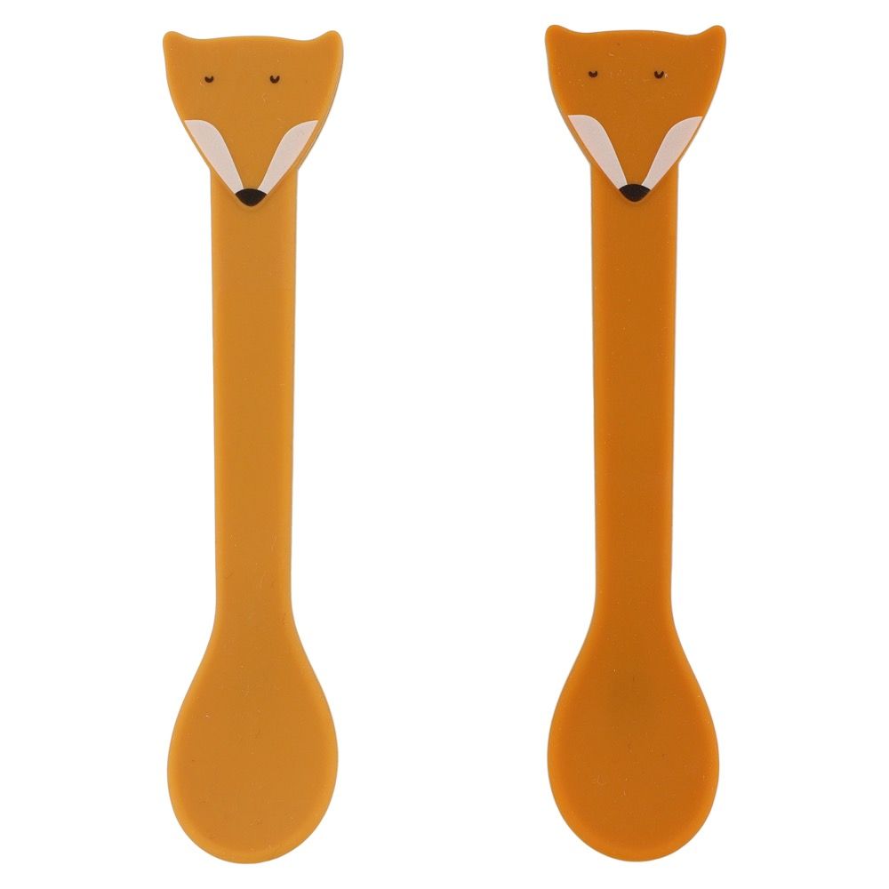 Siliconen lepel 2-pack - Mr. Fox