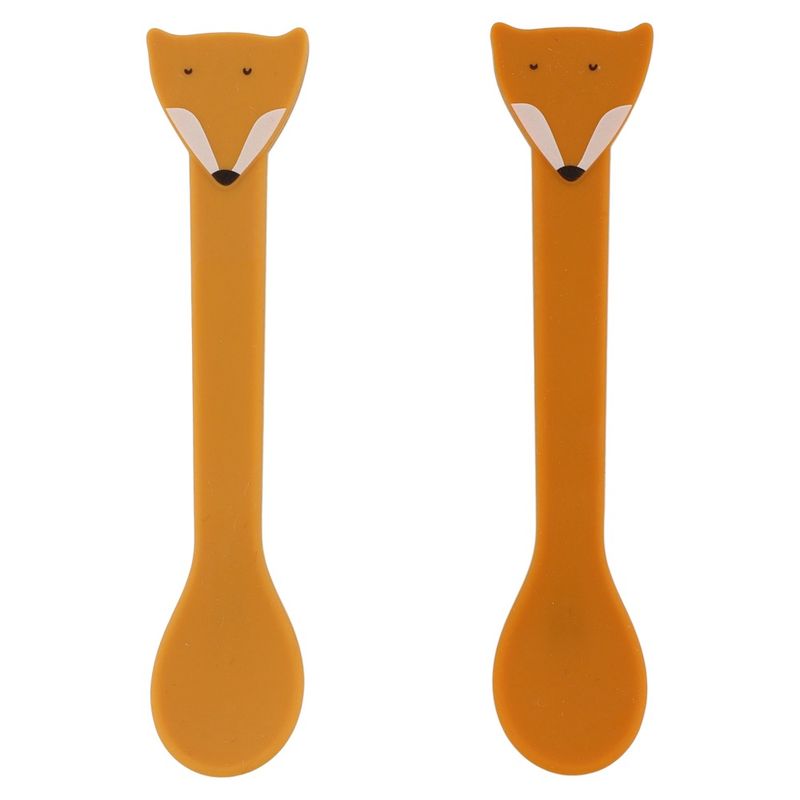 Siliconen lepel 2-pack - Mr. Fox