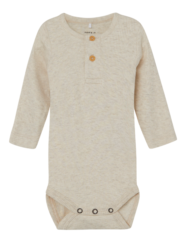 NAME IT Lange mouwen romper - Peyote Melange