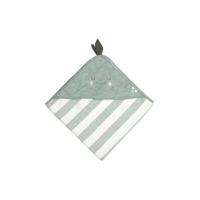 The Cotton Cloud Badstof babyhanddoek met capuchon - Pedro Pear