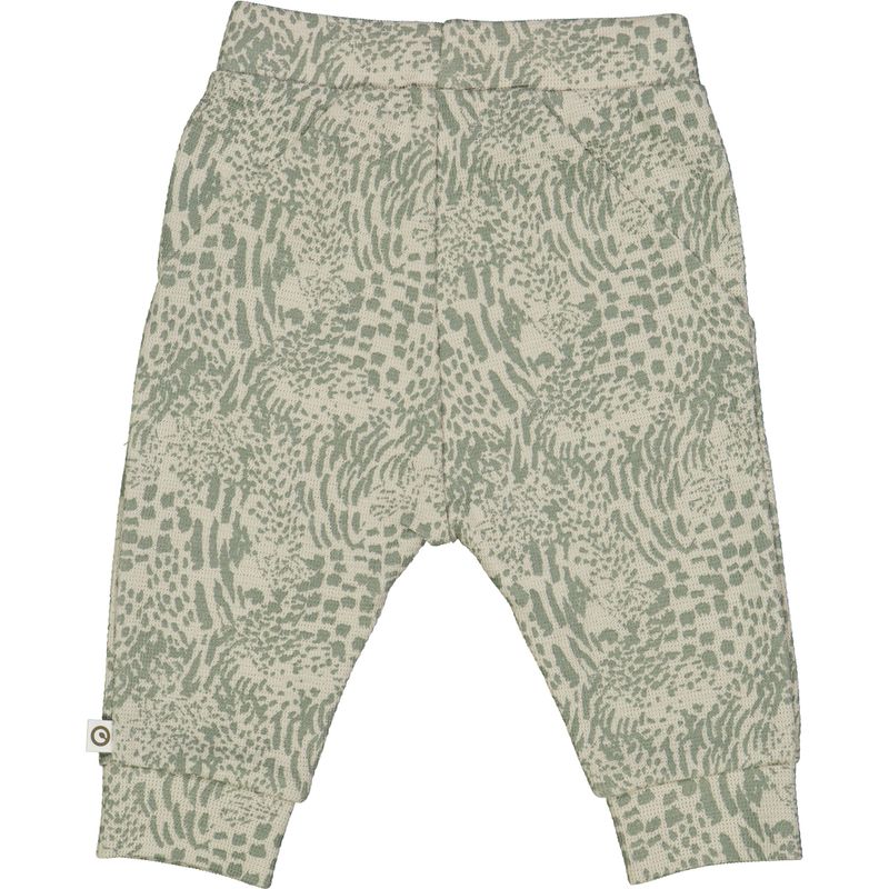 Müsli Lange broek Leopard - Soft green/Poetry Green