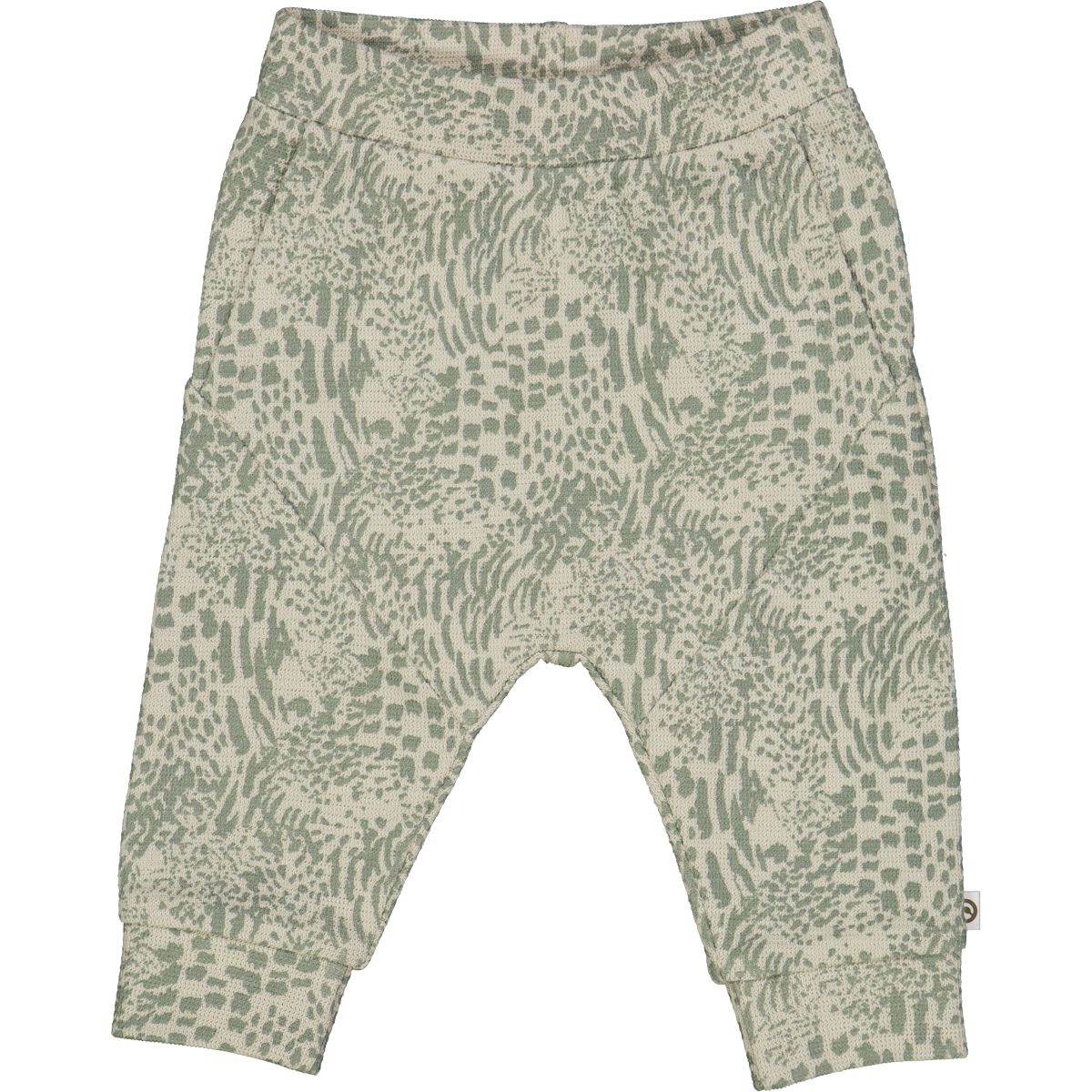 Müsli Lange broek Leopard - Soft green/Poetry Green