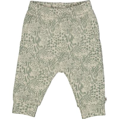 Müsli Lange broek Leopard - Soft green/Poetry Green