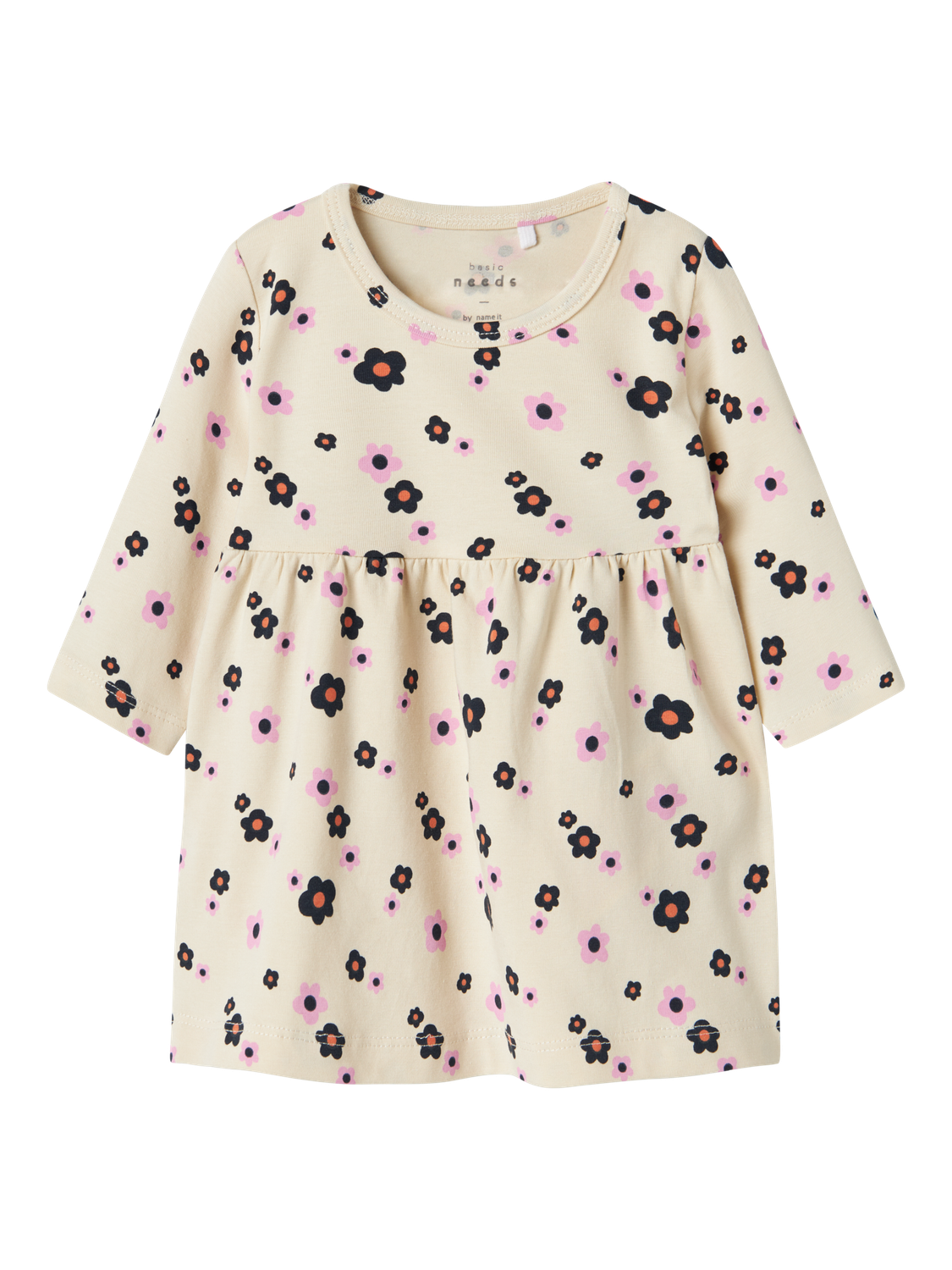 NAME IT Lange mouwen jurk - Summer Sand Flowers
