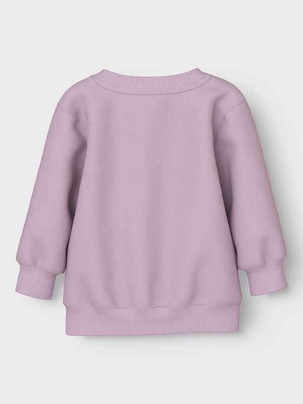 NAME IT Sweater met print - Winsome Orchid Bow