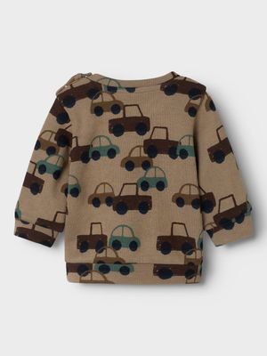 NAME IT Lange mouwen sweatshirt - Weathered Teak