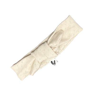 Feathers Knoophaarband - Natural beige