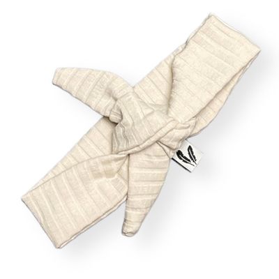 Feathers Knoophaarband - Beige