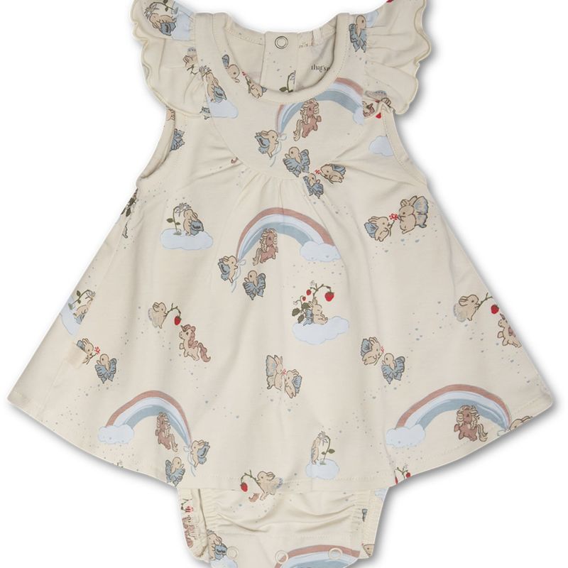 That&#39;s Mine Jurk met romper - Fairy Sky
