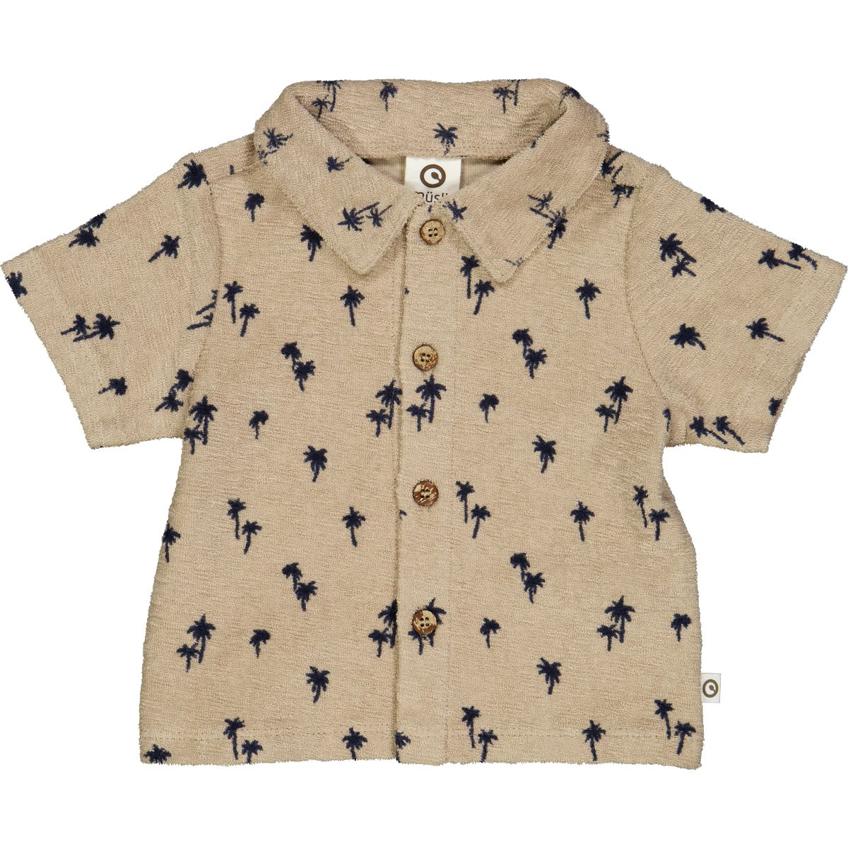 Müsli T-shirt palmbomen - Cashmere | Night Blue