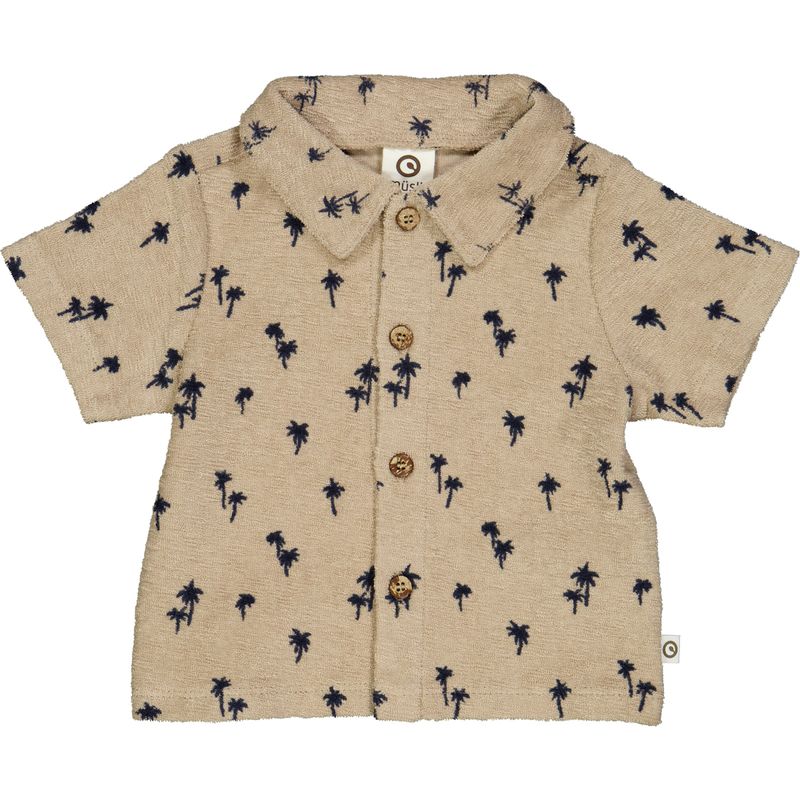 Müsli T-shirt palmbomen - Cashmere | Night Blue